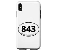 North Charleston South Carolina Code régional 843 Souvenir Local Coque pour iPhone XS Max