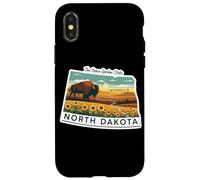 North Dakota Bison du Dakota du Nord en Fierté Coque pour iPhone X/XS