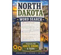North Dakota Word Search Puzzle Book: Word Searches with Easy to Read Print about North Dakota Themed Words | 6x9 inches, 110 pages | 50+ puzzles … Gift for Vacations, Holidays and Free Times