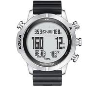NORTH EDGE Aqua Montre d'ordinateur de plongée Professionnelle pour Homme Plongée sous-Marine 50M Montres de plongée avec Journal de plongée Altimètre Baromètre Boussole