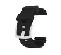 NORTH EDGE Bracelet en silicone et nylon pour homme - 22 et 24 mm - Noir, vert armée, bleu, kaki, orange, rouge