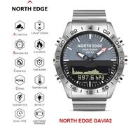 NORTH EDGE GAVIA2 Montre Numérique de Sport Altimètre Boussole Militaire Armée Luxe Etanche 200m pour Plongée