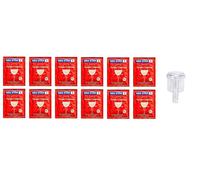 North Mountain Supply Red Star Premier Classique Lot de 12 levures de vin avec 2 pièces