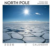 North Pole 2026 Calendar: Frozen Wilderness, Polar Bears, and Arctic Beauty