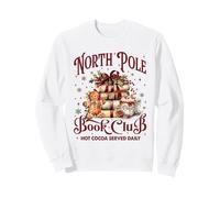 North Pole Book Club Hot Cocoa Served | Livre de Lecture Nerd Sweatshirt