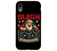 North Pole Deathcore Tour 25 Père Noël Blegh en métal Coque pour iPhone XR