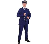 North Pole Train Conductor Fancy Dress Costume Adult Large