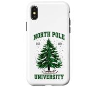 North Pole University Christmas Tees Decor and More Coque pour iPhone X/XS