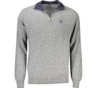North Sails 12gg Demi-pull gris S Homme Gris S
