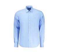North Sails - Azzurro Cotton Shirt - Homme - Chemises - Bleu - Taille: XL