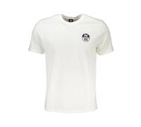 North Sails - Bianco Cotton T-Shirt - Homme - Tops - Blanc - Taille: XL