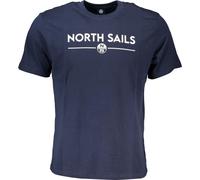 North Sails bleu T-shirt 902837000 manches courtes col rond : Taille - S Taille : S