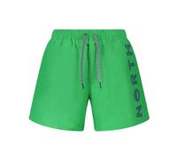 North Sails - Boxer de bain en coton vert avec impression océanique - Homme - Maillots de bain - Vert - Taille: S