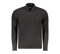 North Sails, Homme, Pulls, Noir, Taille: S Cardigan en Nylon Noir avec Broderie