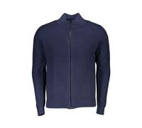 North Sails - Cardigan Bleu à Fermeture Éclair - Homme - Pulls - Bleu - Taille: M