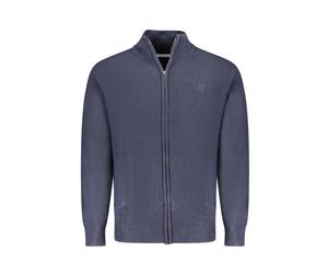 North Sails - Cardigan en Nylon Bleu avec Broderie - Homme - Pulls - Bleu - Taille: S
