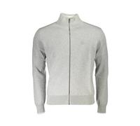 North Sails - Cardigan Homme en Coton Marron High-Neck - Homme - Pulls - Gris - Taille: 2XL