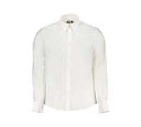 North Sails - Chemise Blanche en Coton avec Broderie - Homme - Chemises - Blanc - Taille: XL