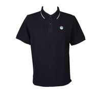 NORTH SAILS Collar W Striped in Contrast Short Sleeve Polo L