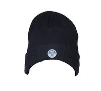 NORTH SAILS Cotton Blend Beanie Chapeau pour Temps Froid, Bleu Marine, Taille Unique Homme