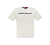 North Sails - Cotton T-Shirt - Homme - Tops - Blanc - Taille: L