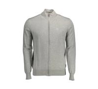 North Sails - Cotton Zip Cardigan - Homme - Pulls - Gris - Taille: 2XL