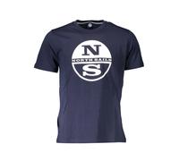 North Sails - Essence Nautique Tee-shirt Coton - Homme - Tops - Bleu - Taille: M