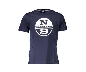 North Sails - Essence Nautique Tee-shirt Coton - Homme - Tops - Bleu - Taille: XL