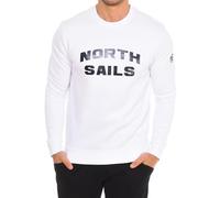 NORTH SAILS FELPA SENZA ZIP UOMO BIANCO