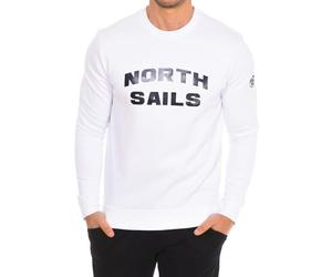NORTH SAILS FELPA SENZA ZIP UOMO BIANCO