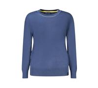 North Sails, Femme, Pulls, Bleu, Taille: 38 FR Pull col rond contrastant