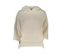 North Sails, Femme, Sweatshirts et sweats à capuche, Blanc, Taille: 38 FR Sweat à capuche blanc avec manches 3/4