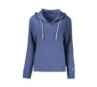 North Sails, Femme, Sweatshirts et sweats à capuche, Bleu, Taille: 36 FR Long Sleeve Hooded SweaT-shirt