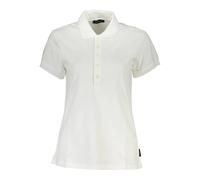 North Sails, Femme, Tops, Blanc, Taille: 36 FR Polo Blanc à Manches Courtes