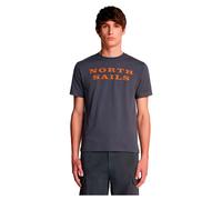 North Sails Graphic Short Sleeve T-shirt Gris XS Homme