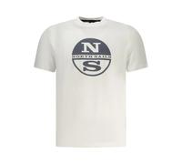 North Sails - Haut de sport en coton - Homme - Tops - Blanc - Taille: L