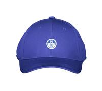 North Sails, Homme, Accessoires, Bleu, Taille: ONE Size Casquette Bleue en Coton avec Visière