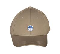 North Sails, Homme, Accessoires, Vert, Taille: ONE Size Casquette Visière en Coton Vert avec Logo