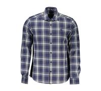 North Sails, Homme, Chemises, Bleu, Taille: XL Chemise Carreaux Bleue Manches Longues