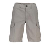 North Sails, Homme, Shorts, Gris, Taille: W33 Short Bermuda Gris Regular Fit Logo