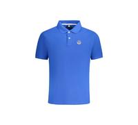 North Sails - Polo Classique Piqué à Manches Courtes - Homme - Tops - Bleu - Taille: M