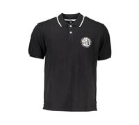 North Sails, Homme, Tops, Noir, Taille: L Polo en Coton Noir avec Imprimé