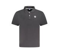 North Sails - Polo noir en coton pour hommes - Homme - Tops - Noir - Taille: XL
