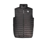 North Sails, Homme, Vestes, Noir, Taille: 2XL Veste sans Manches en Polyamide Noir avec Poches