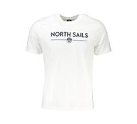 North Sails, Homme, Tops, Blanc, Taille: XL T-shirt à manches courtes