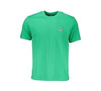 North Sails, Homme, Tops, Vert, Taille: M T-shirt en Coton Vert avec Logo