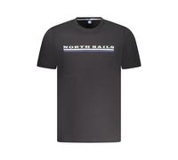 North Sails - North Sails T-shirt Noir en Coton pour Homme - Homme - Tops - Noir - Taille: 3XL
