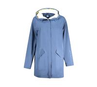 North Sails - Parka Bleue avec Capuche et Imprimé - Femme - Manteaux - Bleu - Taille: 38 FR