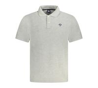 North Sails, Homme, Tops, Gris, Taille: S Polo en coton gris pour hommes