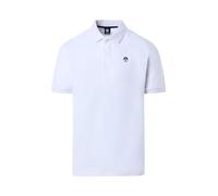North Sails Polo pour homme en piqué de coton à manches courtes - Coupe régulière, Blanc, Medium
